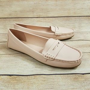 NEW SO Women's Loafers Slip On Flats Blush Pink 9